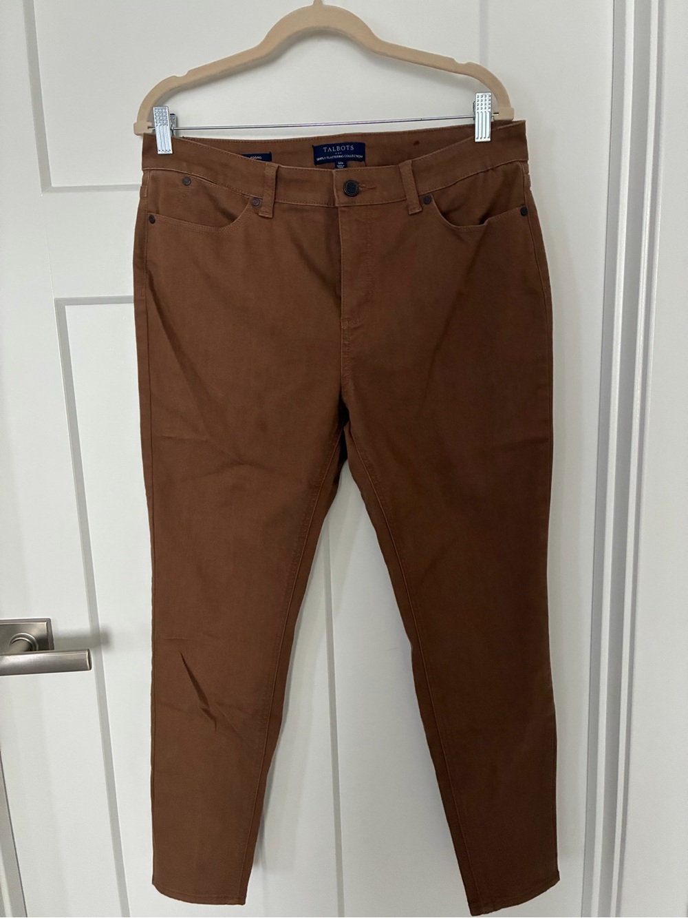 Talbots Simply Flattering Rust Brown Jeans - Classic fit